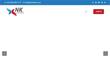 Tablet Screenshot of nkdenetim.com